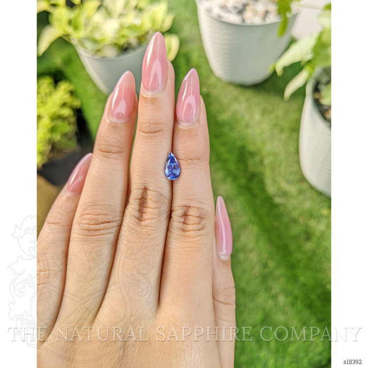 1.43 Ct. Blue Sapphire from Ceylon (Sri Lanka)