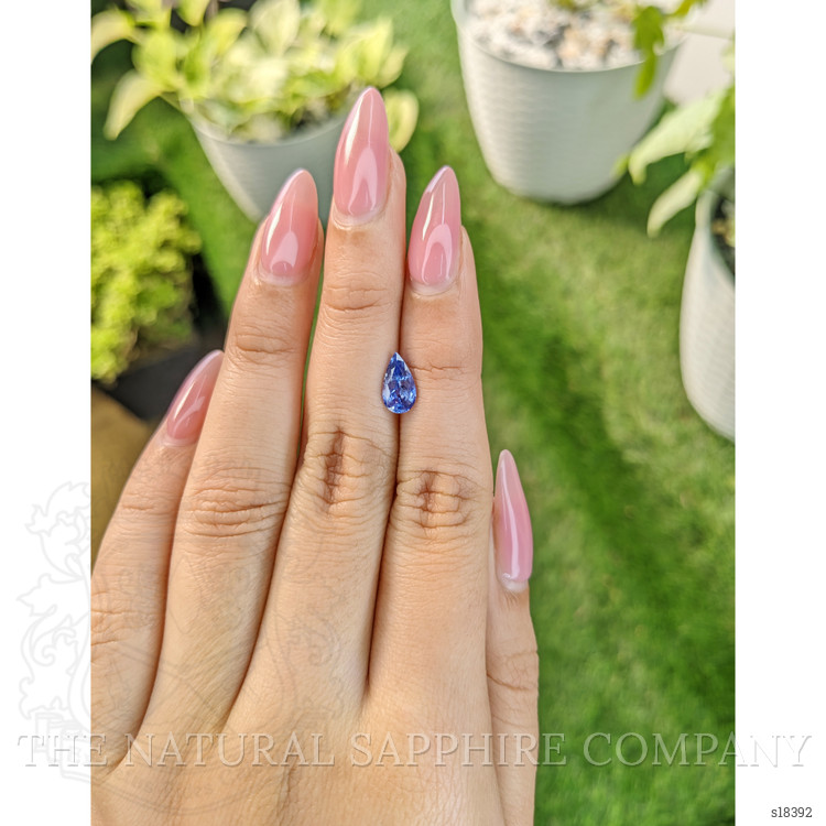 1.43 Ct. Blue Sapphire from Ceylon (Sri Lanka)