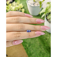 1.03 Ct. Blue Sapphire from Ceylon (Sri Lanka) Life Style