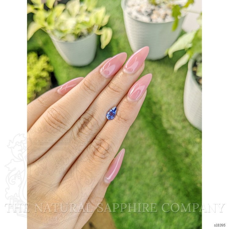 1.03 Ct. Blue Sapphire from Ceylon (Sri Lanka)