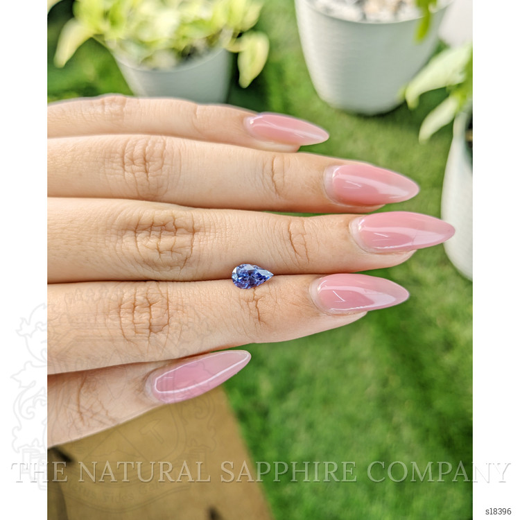 1.04 Ct. Blue Sapphire from Ceylon (Sri Lanka)