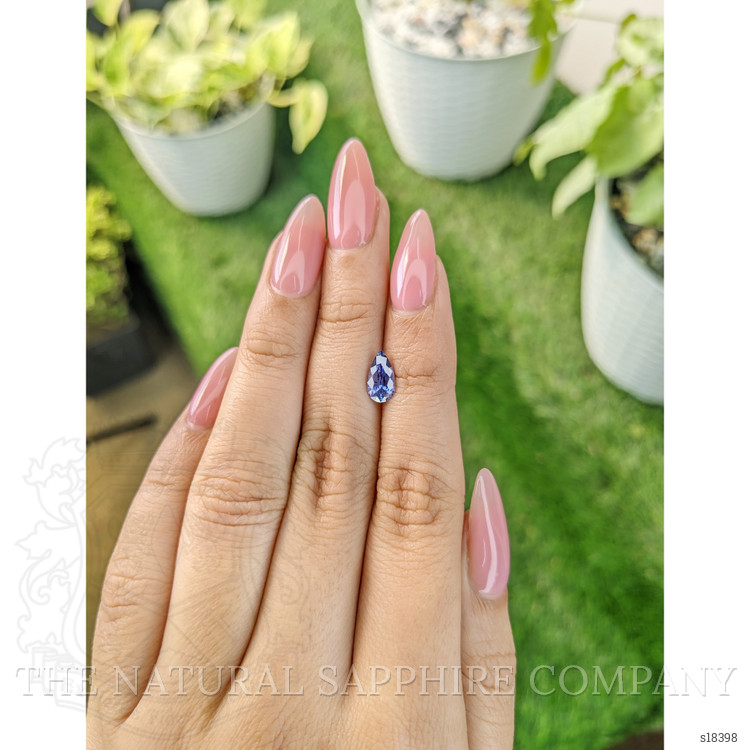 1.21 Ct. Blue Sapphire from Ceylon (Sri Lanka)