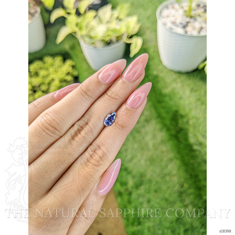 1.21 Ct. Blue Sapphire from Ceylon (Sri Lanka)
