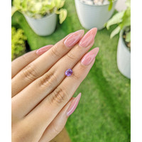 1.08 Ct. Pinkish Purple Sapphire from Ceylon (Sri Lanka) Life Style