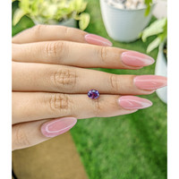 1.18 Ct. Pinkish Purple Sapphire from Ceylon (Sri Lanka) Life Style