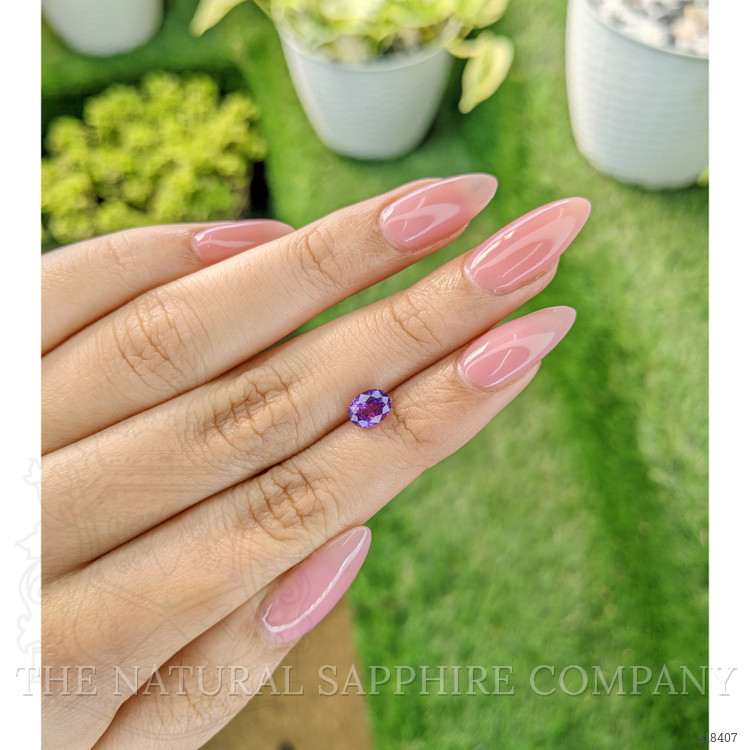 1.18 Ct. Pinkish Purple Sapphire from Ceylon (Sri Lanka)