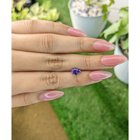 1.18 Ct. Violet Sapphire from Ceylon (Sri Lanka) Life Style