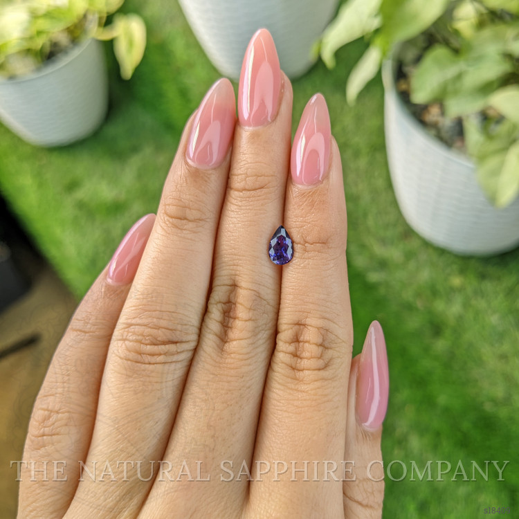 0.95 Ct. Pinkish Purple Sapphire from Ceylon (Sri Lanka)