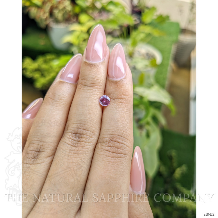 0.56 Ct. Pink Sapphire from Ceylon (Sri Lanka)