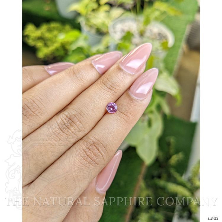0.56 Ct. Pink Sapphire from Ceylon (Sri Lanka)