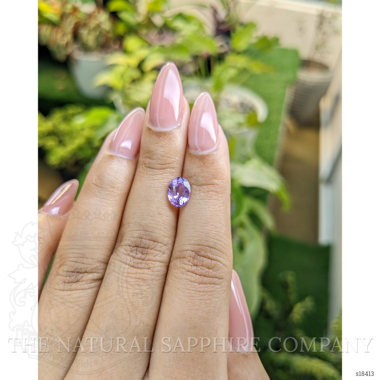 1.50 Ct. Purple Sapphire from Ceylon (Sri Lanka)