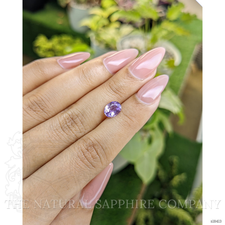 1.50 Ct. Purple Sapphire from Ceylon (Sri Lanka)