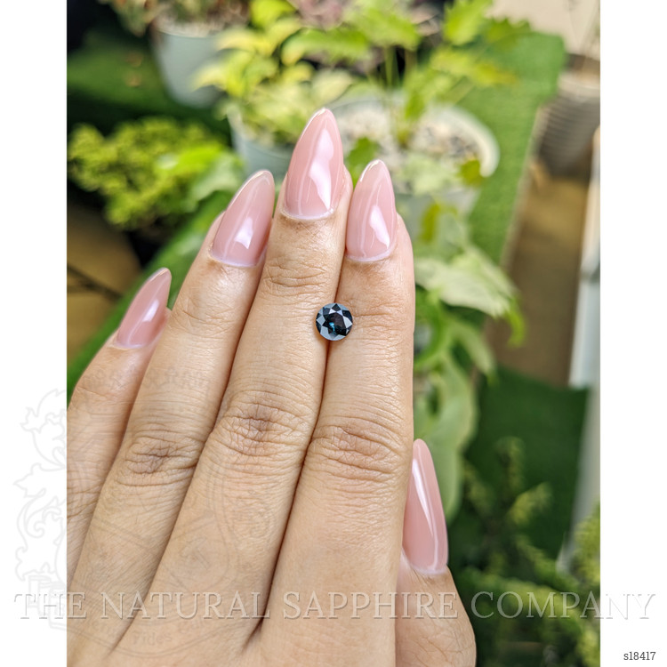 1.17 Ct. Bluish Green Sapphire from Ceylon (Sri Lanka)