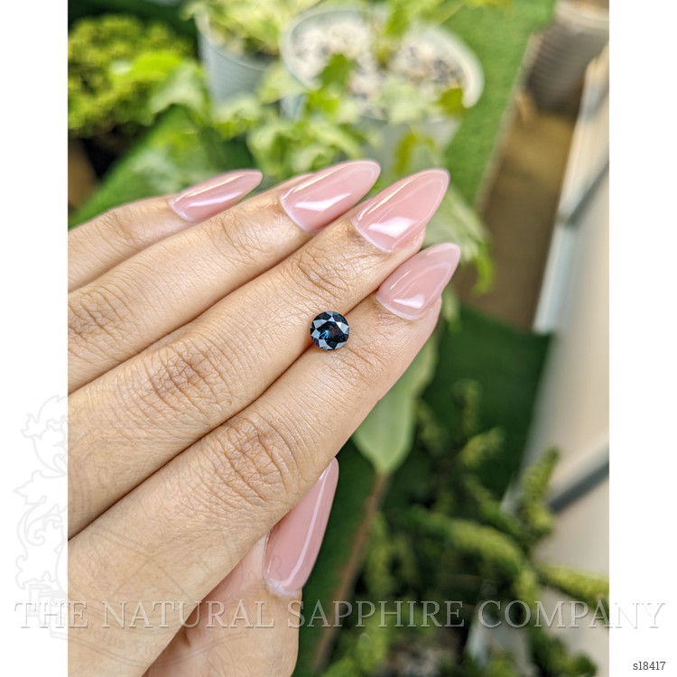 1.17 Ct. Bluish Green Sapphire from Ceylon (Sri Lanka)