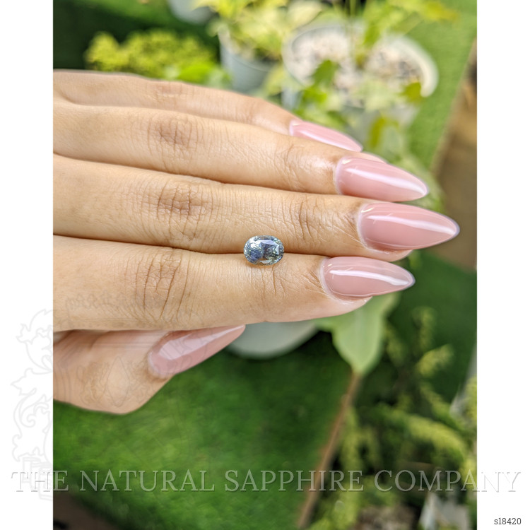 2.14 Ct. Bi Color Sapphire from Ceylon (Sri Lanka)