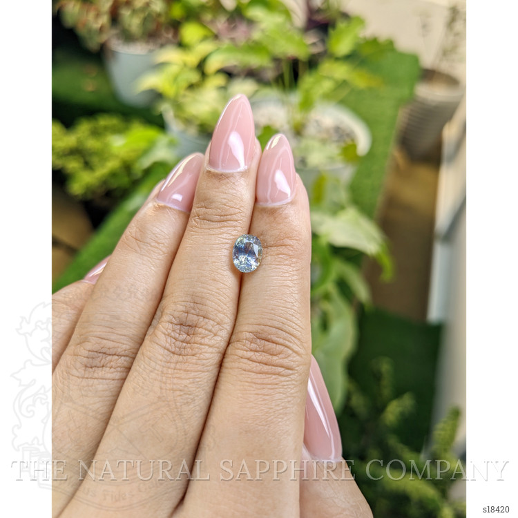 2.14 Ct. Bi Color Sapphire from Ceylon (Sri Lanka)