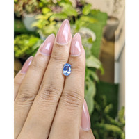 1.68 Ct. Bi Color Sapphire from Ceylon (Sri Lanka) Life Style