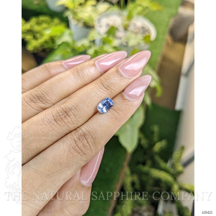 1.68 Ct. Bi Color Sapphire from Ceylon (Sri Lanka)