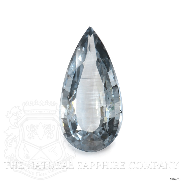 2.83 Ct. Greyish Blue Sapphire from Ceylon (Sri Lanka)