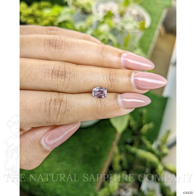 1.22 Ct. Pinkish Brown Sapphire from Ceylon (Sri Lanka)