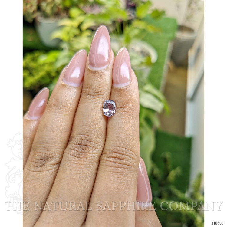 1.22 Ct. Pinkish Brown Sapphire from Ceylon (Sri Lanka)