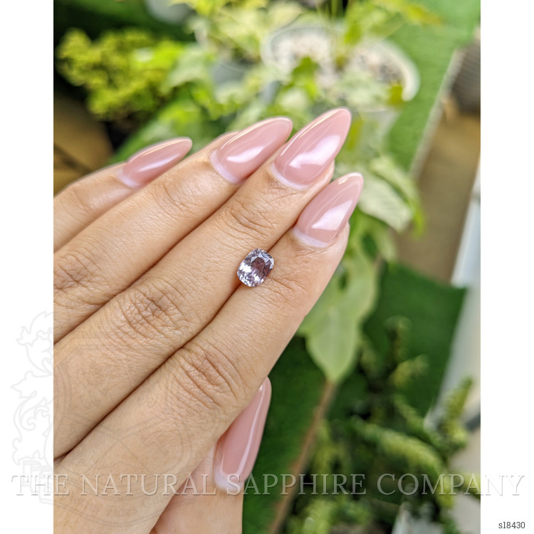 1.22 Ct. Pinkish Brown Sapphire from Ceylon (Sri Lanka)