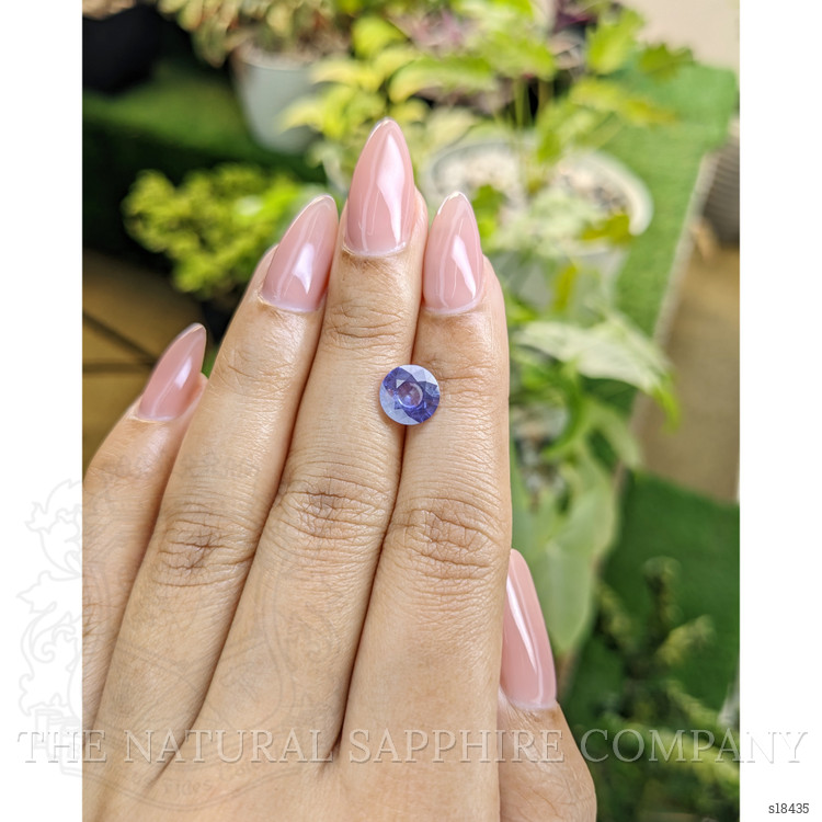 2.13 Ct. Violet Sapphire from Ceylon (Sri Lanka)