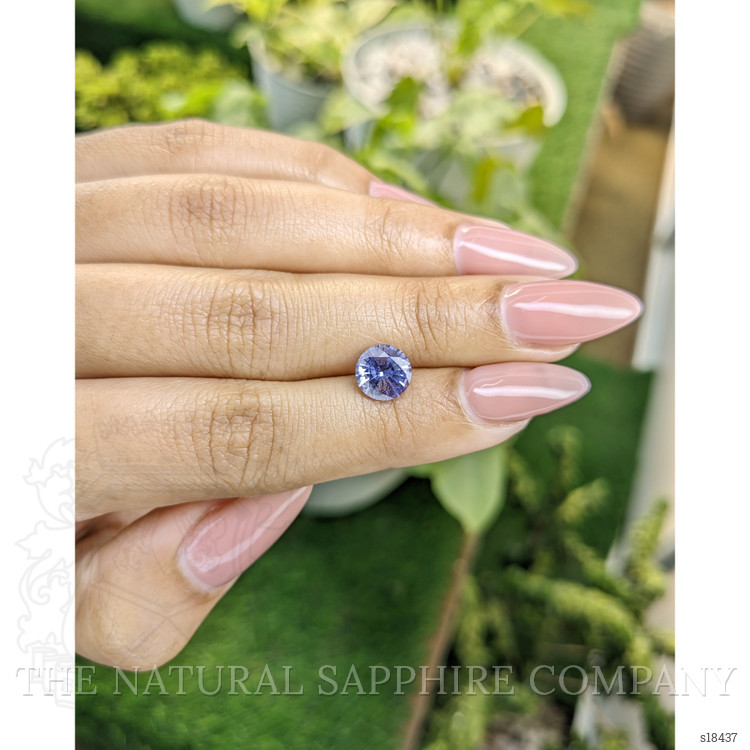 1.96 Ct. Purplish Blue Sapphire from Ceylon (Sri Lanka)