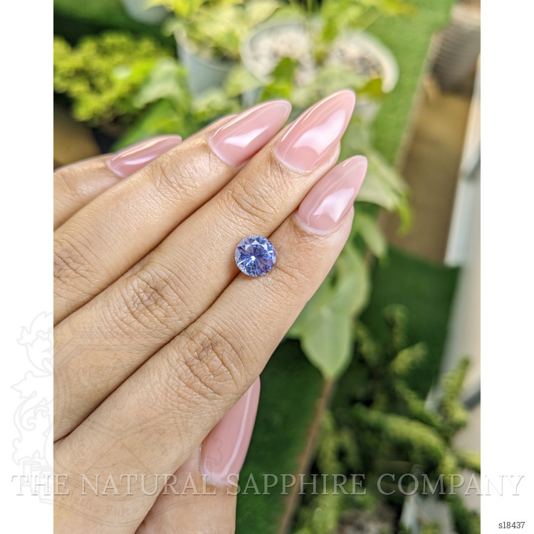 1.96 Ct. Purplish Blue Sapphire from Ceylon (Sri Lanka)