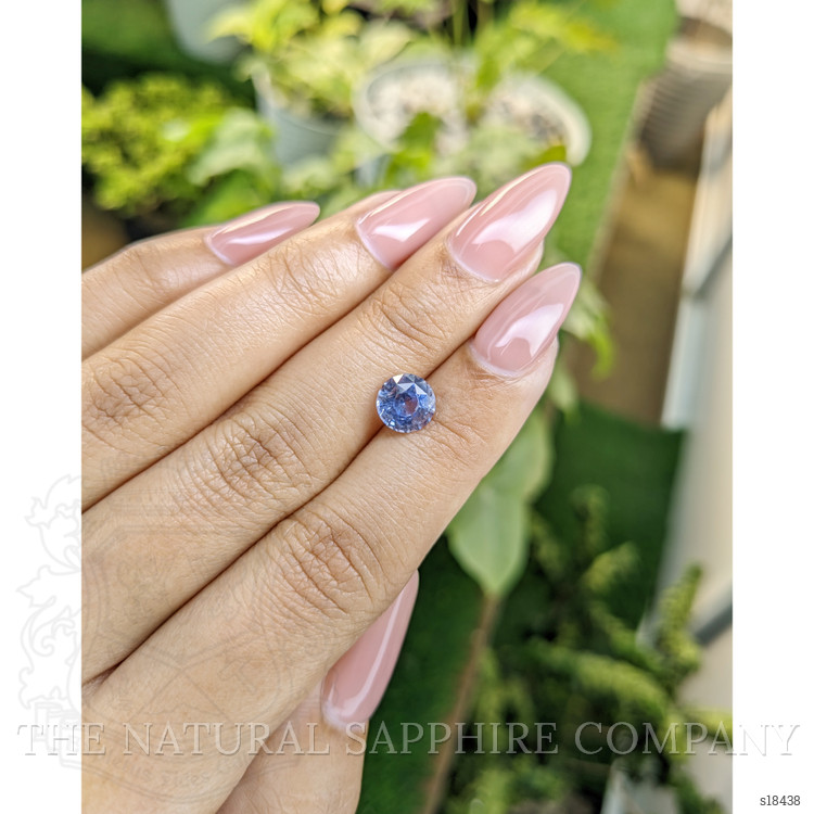 2.04 Ct. Blue Sapphire from Ceylon (Sri Lanka)