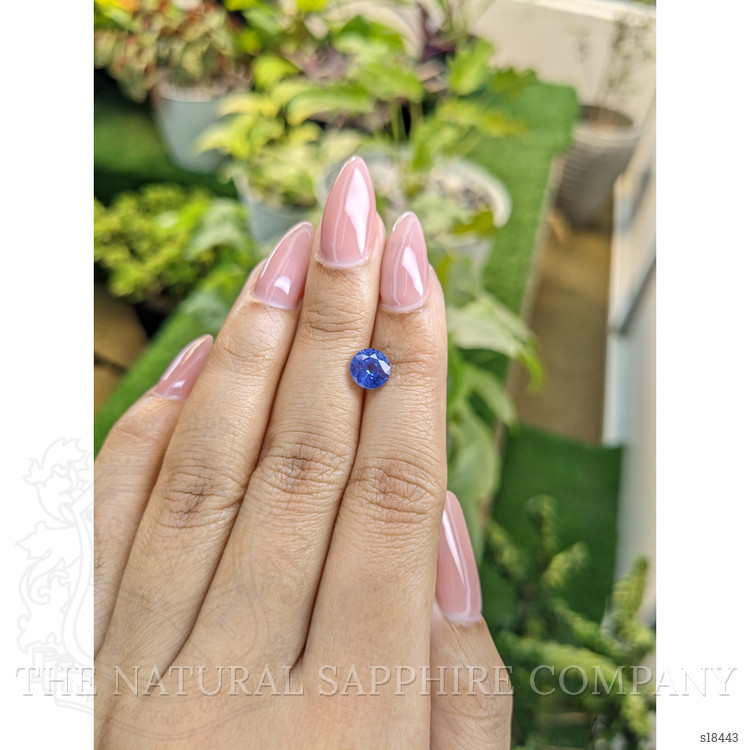 1.62 Ct. Blue Sapphire from Ceylon (Sri Lanka)