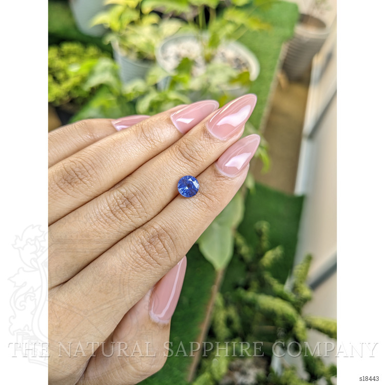 1.62 Ct. Blue Sapphire from Ceylon (Sri Lanka)