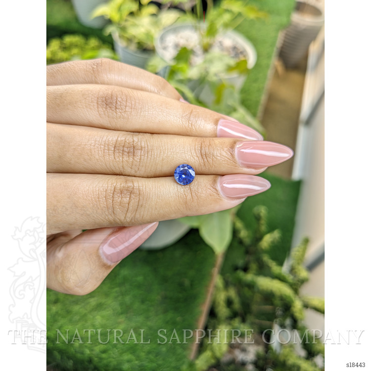 1.62 Ct. Blue Sapphire from Ceylon (Sri Lanka)
