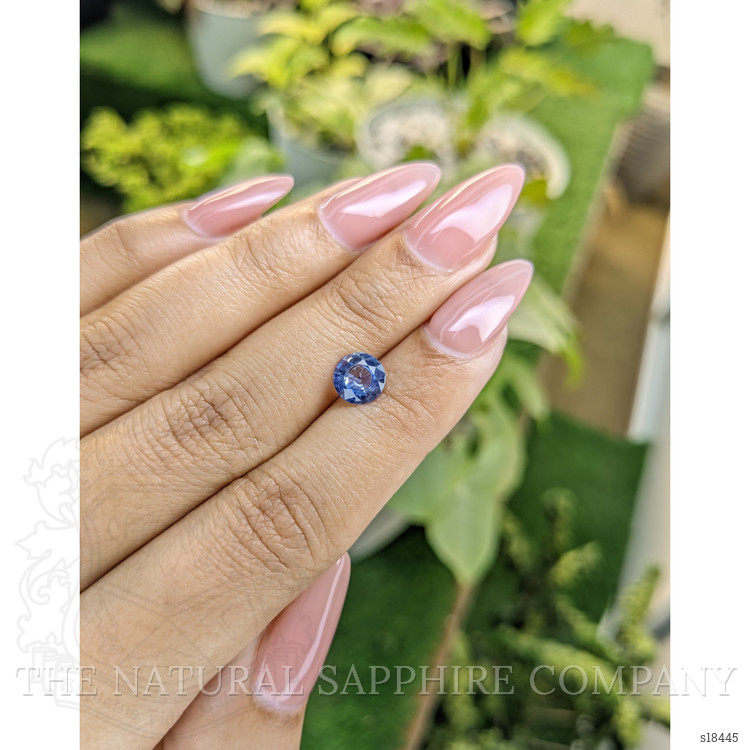 1.44 Ct. Blue Sapphire from Ceylon (Sri Lanka)
