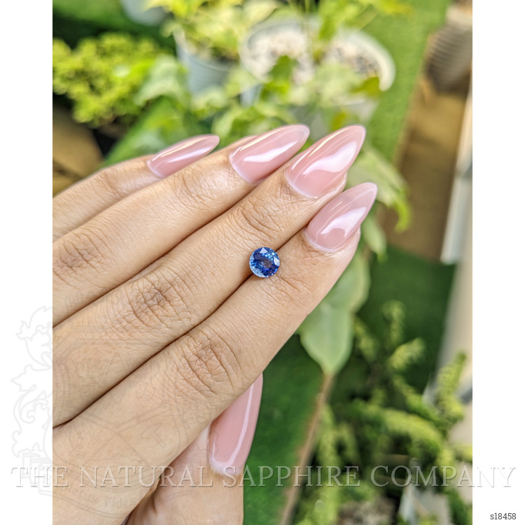 1.04 Ct. Blue Sapphire from Ceylon (Sri Lanka)