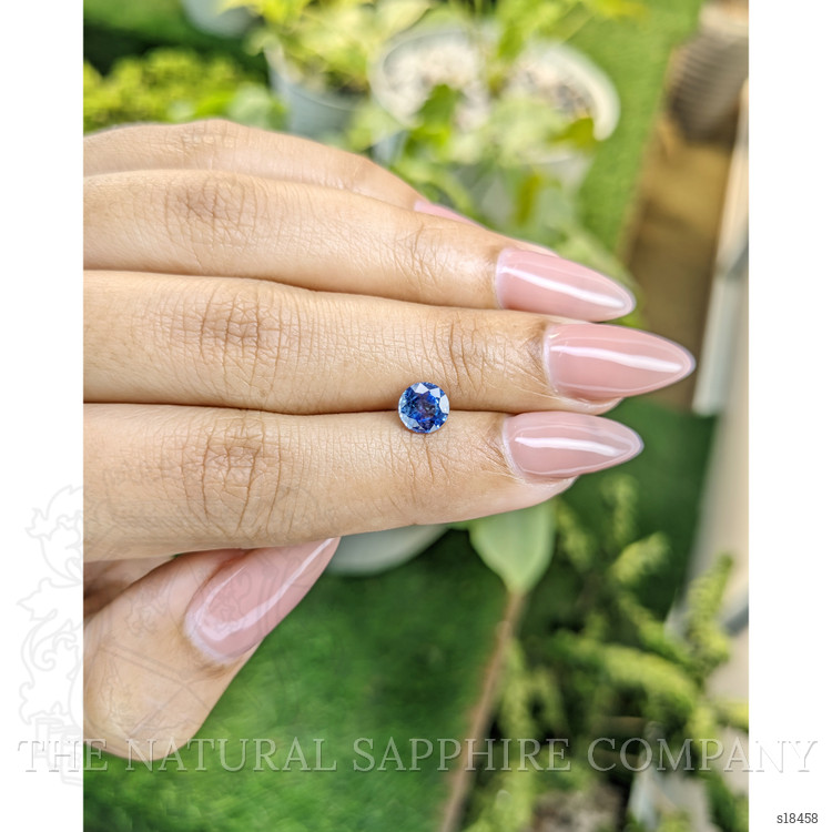 1.04 Ct. Blue Sapphire from Ceylon (Sri Lanka)
