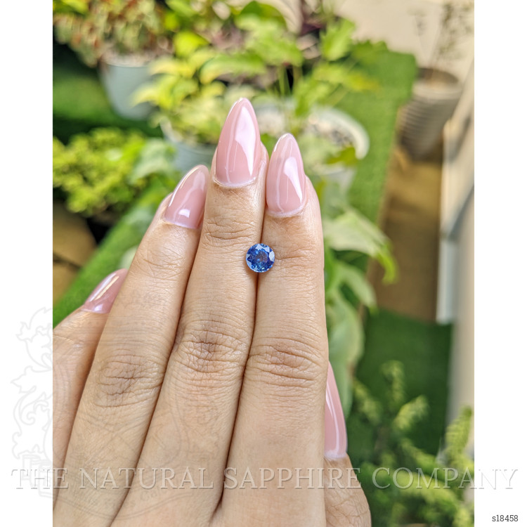 1.04 Ct. Blue Sapphire from Ceylon (Sri Lanka)