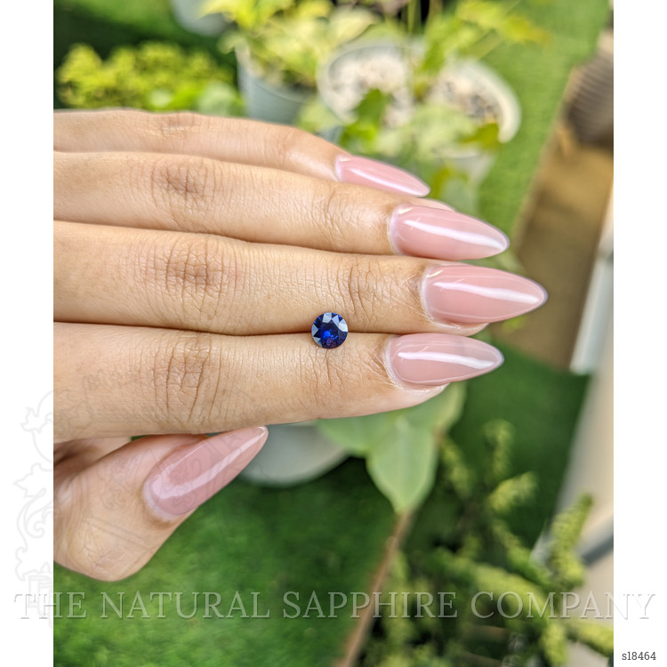 0.72 Ct. Blue Sapphire from Ceylon (Sri Lanka)