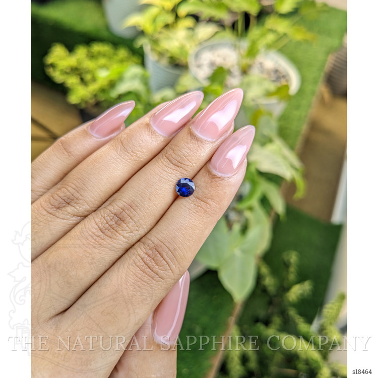 0.72 Ct. Blue Sapphire from Ceylon (Sri Lanka)