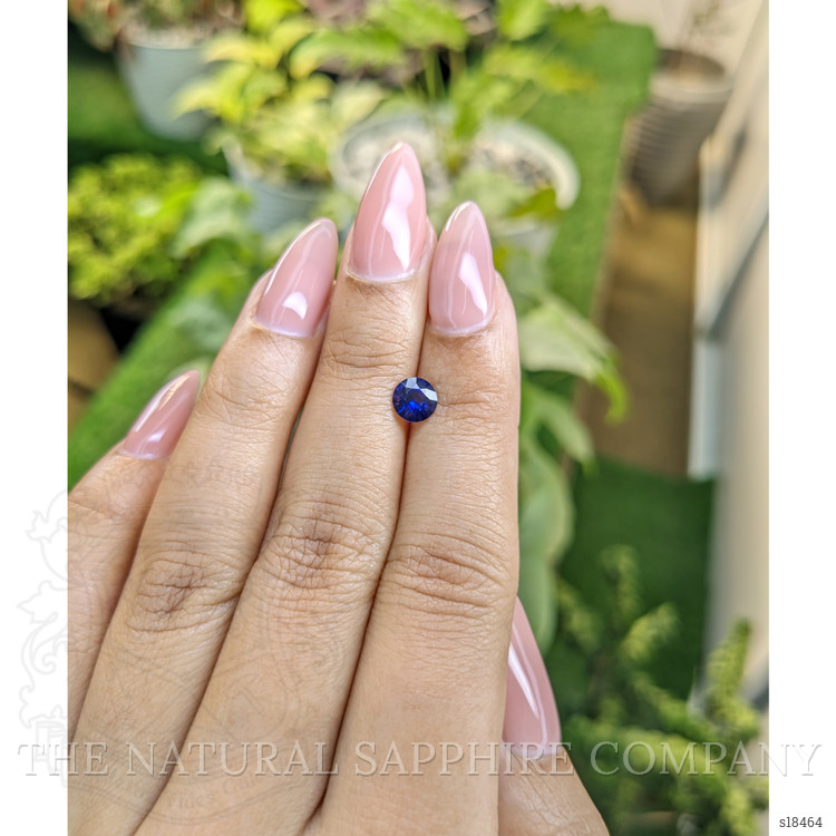 0.72 Ct. Blue Sapphire from Ceylon (Sri Lanka)