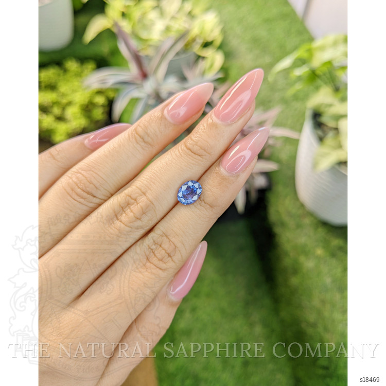 1.94 Ct. Blue Sapphire from Ceylon (Sri Lanka)