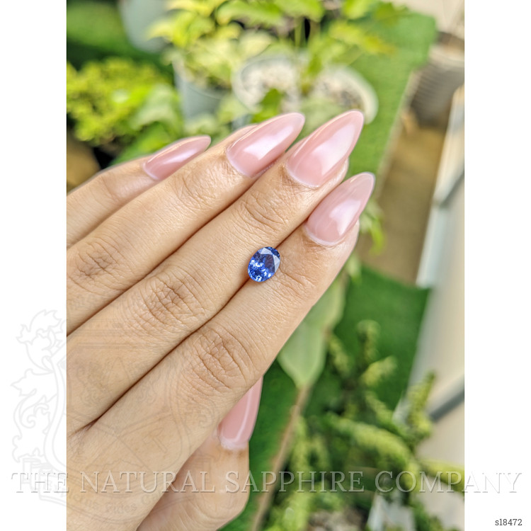 1.32 Ct. Blue Sapphire from Ceylon (Sri Lanka)