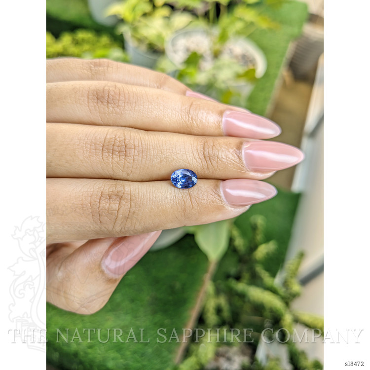 1.32 Ct. Blue Sapphire from Ceylon (Sri Lanka)