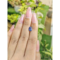 1.32 Ct. Blue Sapphire from Ceylon (Sri Lanka) Life Style