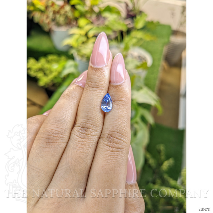 2.27 Ct. Blue Sapphire from Ceylon (Sri Lanka)