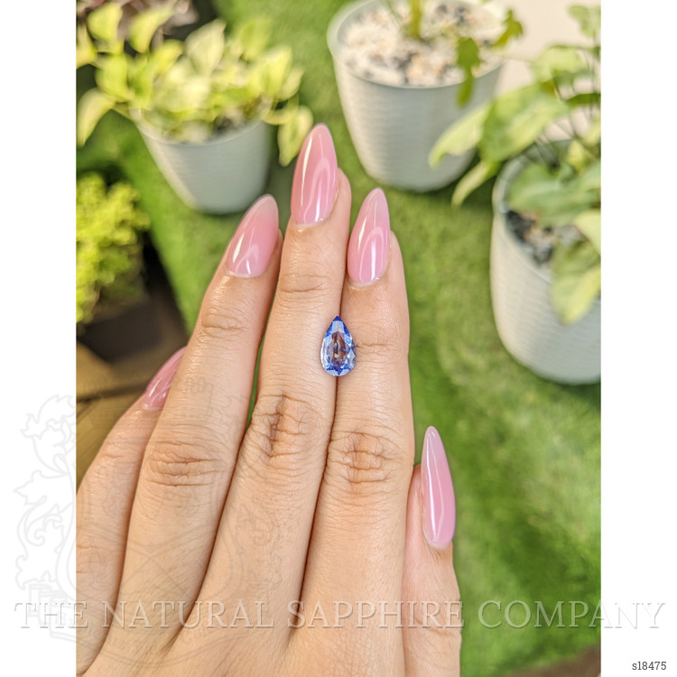 1.86 Ct. Blue Sapphire from Ceylon (Sri Lanka)