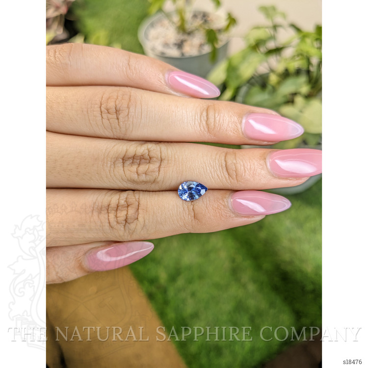 1.42 Ct. Blue Sapphire from Ceylon (Sri Lanka)