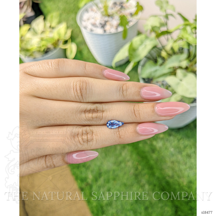 1.42 Ct. Blue Sapphire from Ceylon (Sri Lanka)