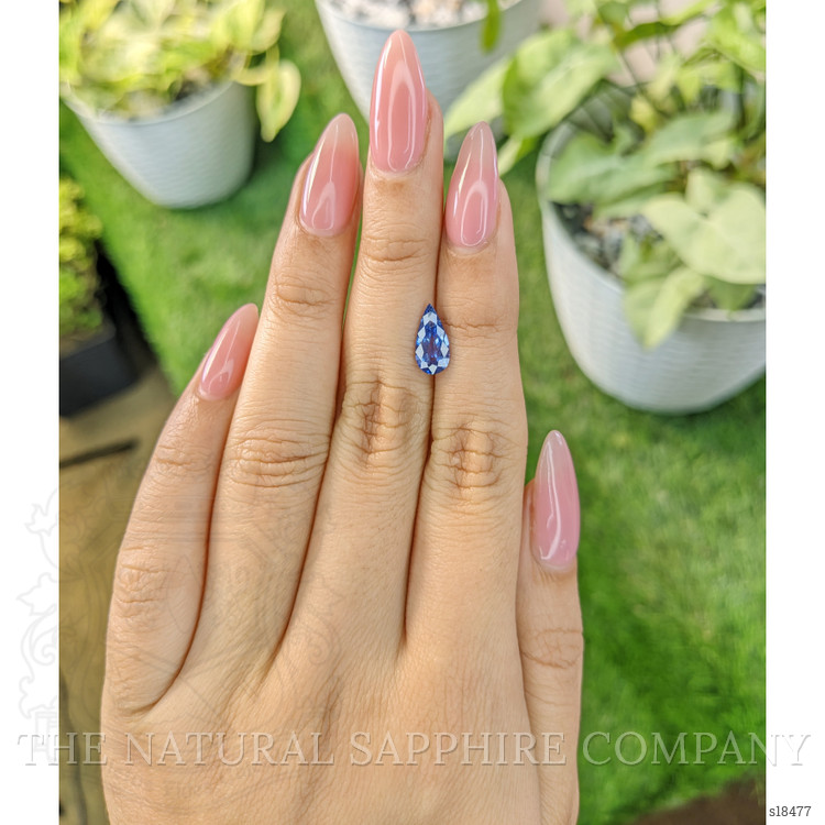 1.42 Ct. Blue Sapphire from Ceylon (Sri Lanka)