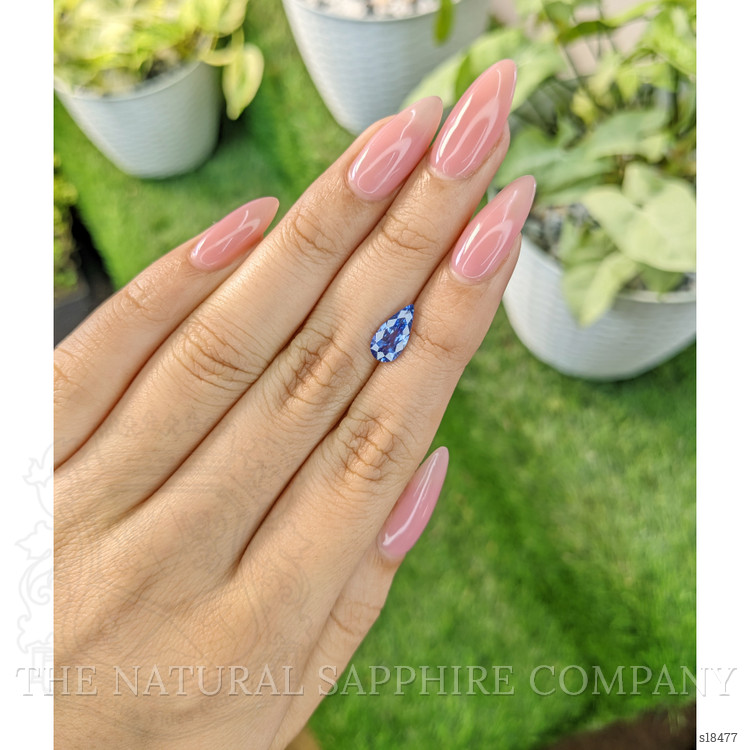 1.42 Ct. Blue Sapphire from Ceylon (Sri Lanka)